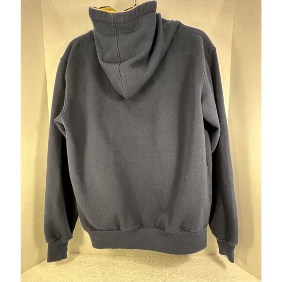 NASA Johnson Space Center Logo Hoodie Hooded Sweatshirt Navy Blue Large - Picture 2 of 12